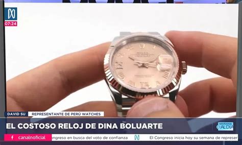 reloj rolex de dina boluarte|dina boluarte papeles.